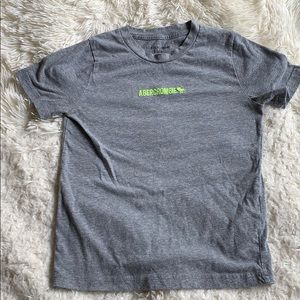 Abercrombie kids grey tee shirt